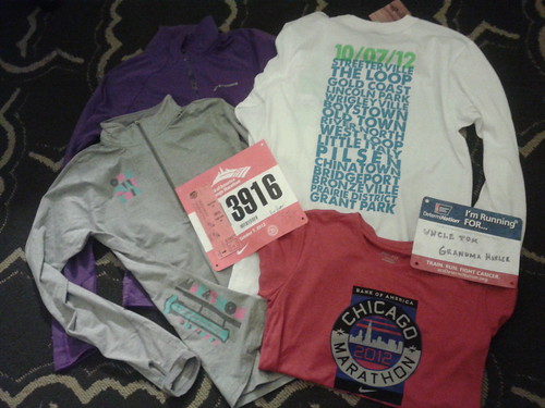 Chicago Marathon Expo Loot | Kelly was a bad influence ... 
