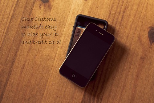 Case Customs iPhone 4/4S Case with hidden pocket | by CaseCustoms
