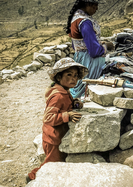 La niña del altiplano (Arequipa,Perú)