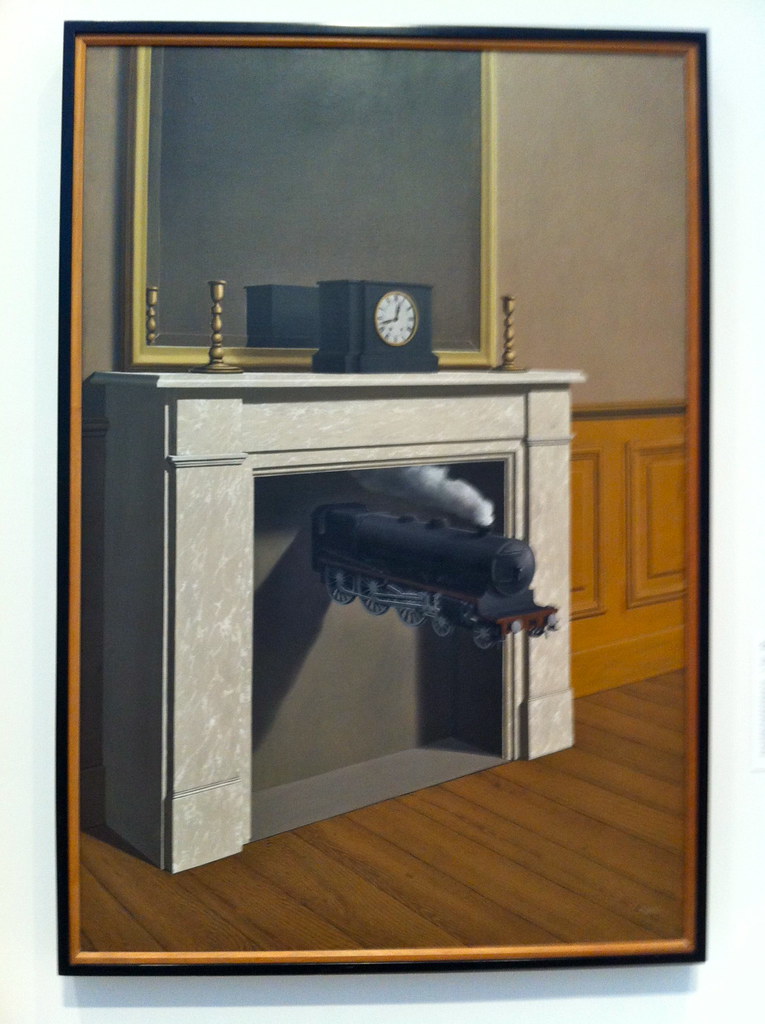 Time Transfixed, Rene Magritte, 1938 | Lindsey Mancini | Flickr