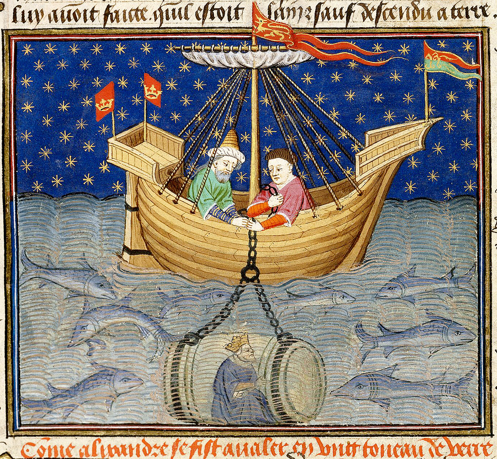 Alexander rex exploring the depth of the Sea | London BL - R… | Flickr