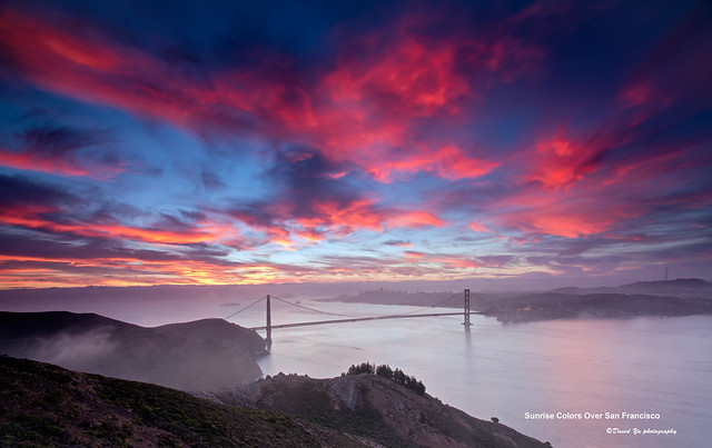 Sunrise Colors Over San Francisco