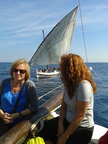 Navegació tradicional a Mataró, octubre 2012