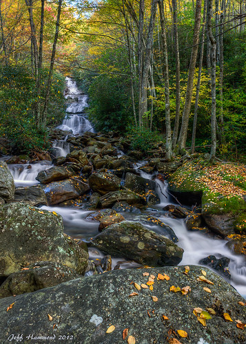 fall outdoors waterfall fallcolors lowerfalls westernnc tributary shiningrock nc215 sonya580 sambranch