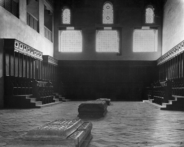 Sinagoga del Tránsito en 1935, fotografía de Abraham Pisarek, propiedad de AKG images