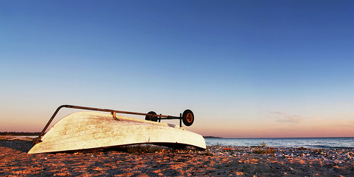 beach strand sunrise denmark boot boat dänemark danmark sonnenaufgang odsherred