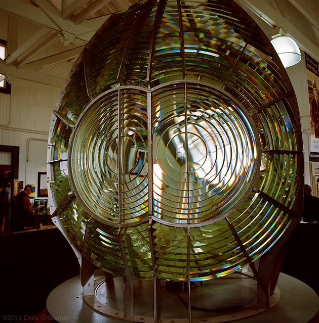 The Original Fresnel Lens - Point Arena Lighthouse - Mamiya 6 - 50mm F/4 - Portra 800