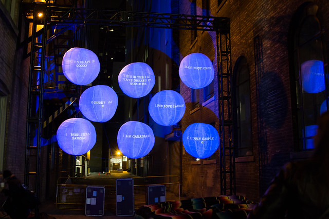 Nuit Blanche 2012: Messages from the world.
