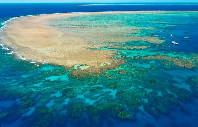Veduta aerea della Grande Barriera Corallina