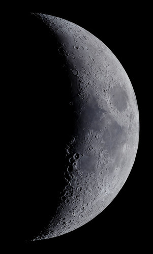 Crescent Moon with Celestron C90 and QHY5III-178C | Taken on… | Flickr