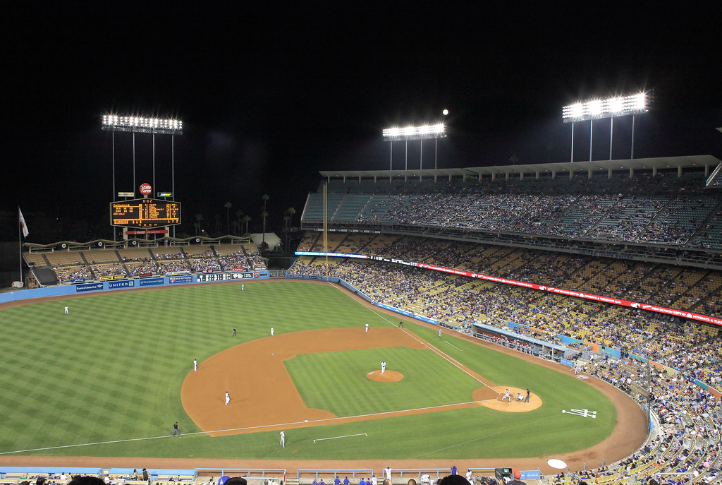 dodger stadium inside