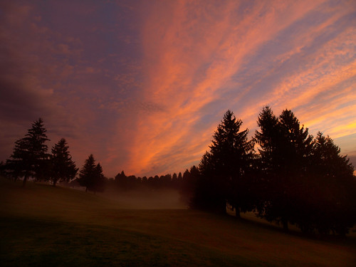 P9159254A by Pete from Maine, sunrise at the golf coursesunrise