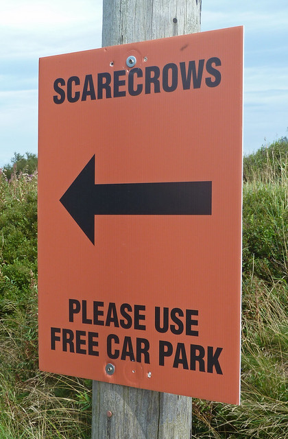 Scarecrows Please Use Free Car Park