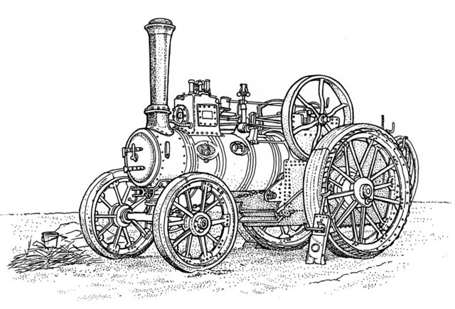 Traction engine