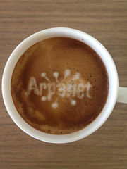 Today's latte, ARPANET.