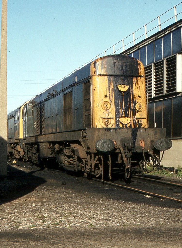 No 20064 Tinsley in 1983 A Photograph of Diesel Locomotive Class 20 
