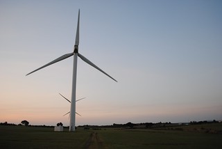 3 Huge wind Turbines