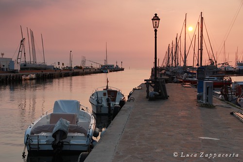 sea sun sunrise boats dawn mare alba harbour barche porto sole emiliaromagna cervia portocanale lucazappacosta zappacostaluca canalharbour