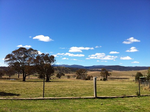 sky clouds outdoors farm country australia hills nsw michelago
