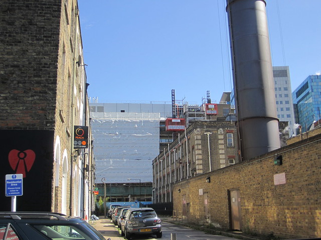 Building works on the new Dental Hospital Whitechapel