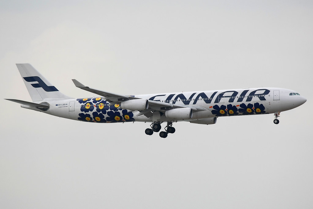 Finnair | Airbus A340-300 | OH-LQD | Unikko livery | Hong … | Flickr