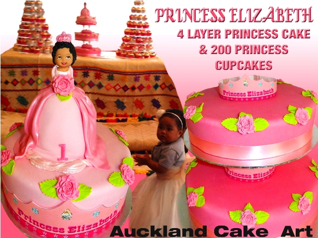 PRINCESS ELIZABETH CAKE AND CUPCAKES