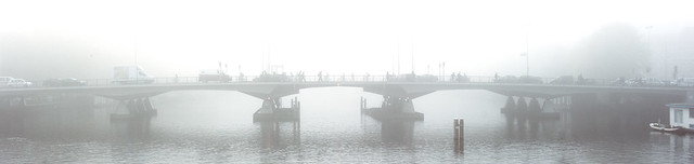Misty morning in Amsterdam, 2012
