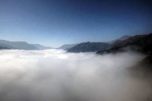 above nepal sky mountains car fog clouds lens landscape temple asia view ride angle sony wide sigma cable super clear valley alpha himalaya 1020mm range 77 slt lenses distric a77 manakamana gorkha himalays