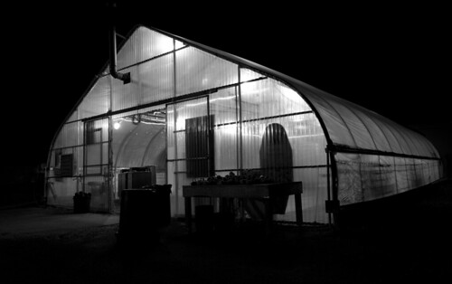 ohio blackandwhite night rural dark scary whitehouse greenhouse butterflyhouse nikond5100