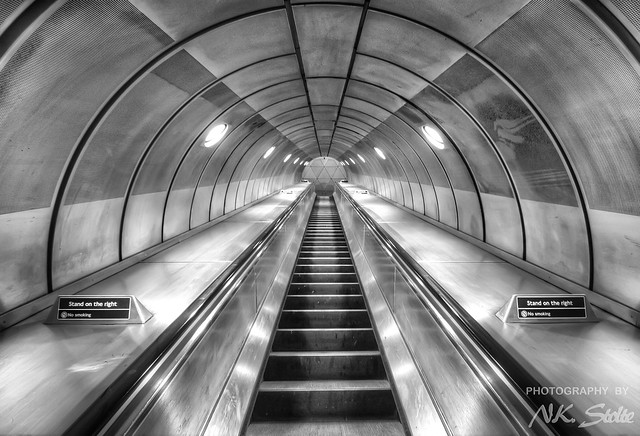Into the Darkness / Southwark Underground / London, UK