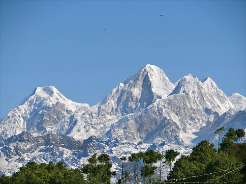 montagne day clear himalaya népal nagarkot albera dorjelakpa valléedekatmandou