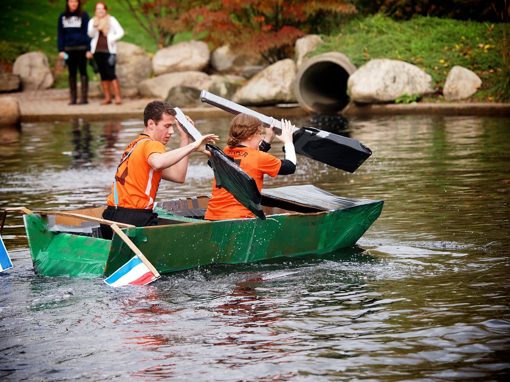 Our Cardboard Canoe