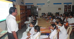 Information Literacy session at Library KV Pattom