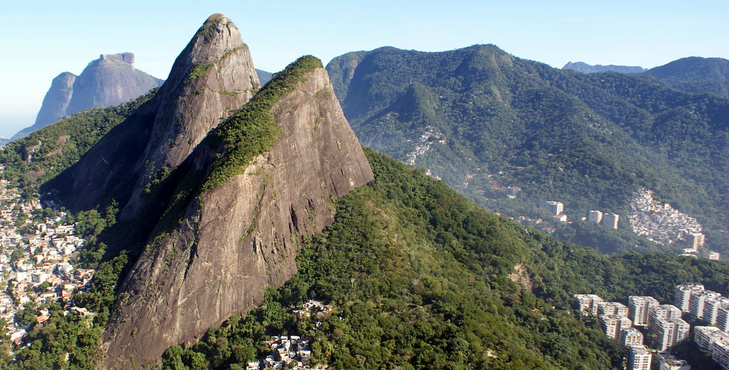 Mountains and Buildings. Rio de Janeiro, Brazil