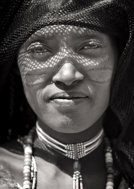 Karrayyu woman with scars, Metahara, Ethiopia