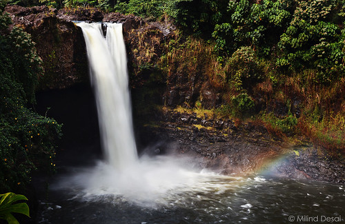 hawaii rainbow waterfalls bigisland hilo rainbowfalls