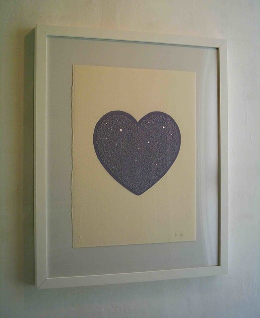 DIAMONDS ARE FOREVER -  PURPLE with diamond dust - signed edition of # / 5 Emo 2012 (c)