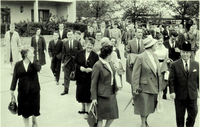 1961 - Klaus beim ersten Karstadt Betriebsfest in Edenkoben