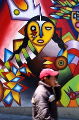 Mural in La Paz, Bolivia