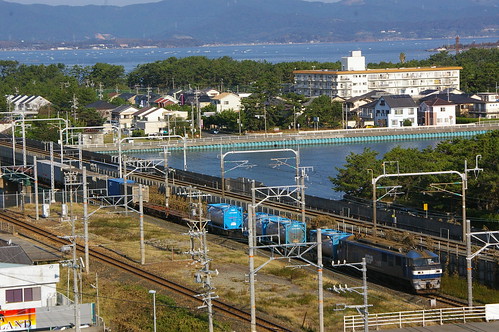 JR Freight EF210 series(100s, 2nd ver) in Bentenjima, Hamamatsu, Shizuoka, Japan /Oct 8, 2012