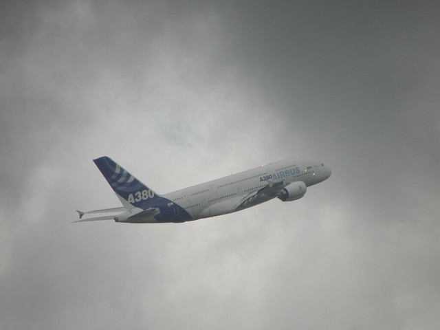 An Airbus A380 Superjumbo