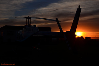 Sunset Jet Ranger at Helicentre Aviation