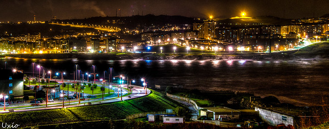 A Coruña de noche