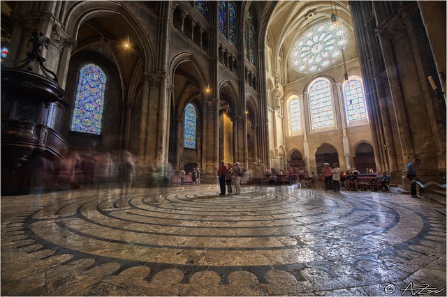Chartres Cathedral labyrinth 2012-08-17 155444 hdr