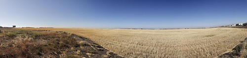 sky panorama field grande clear prairie