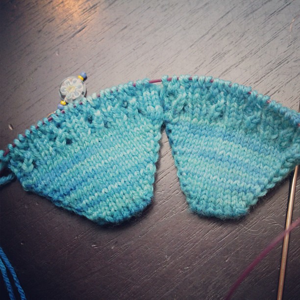 Sock #knitting progress.