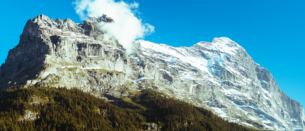 (99MP Panorama) Eiger from Grindelwald