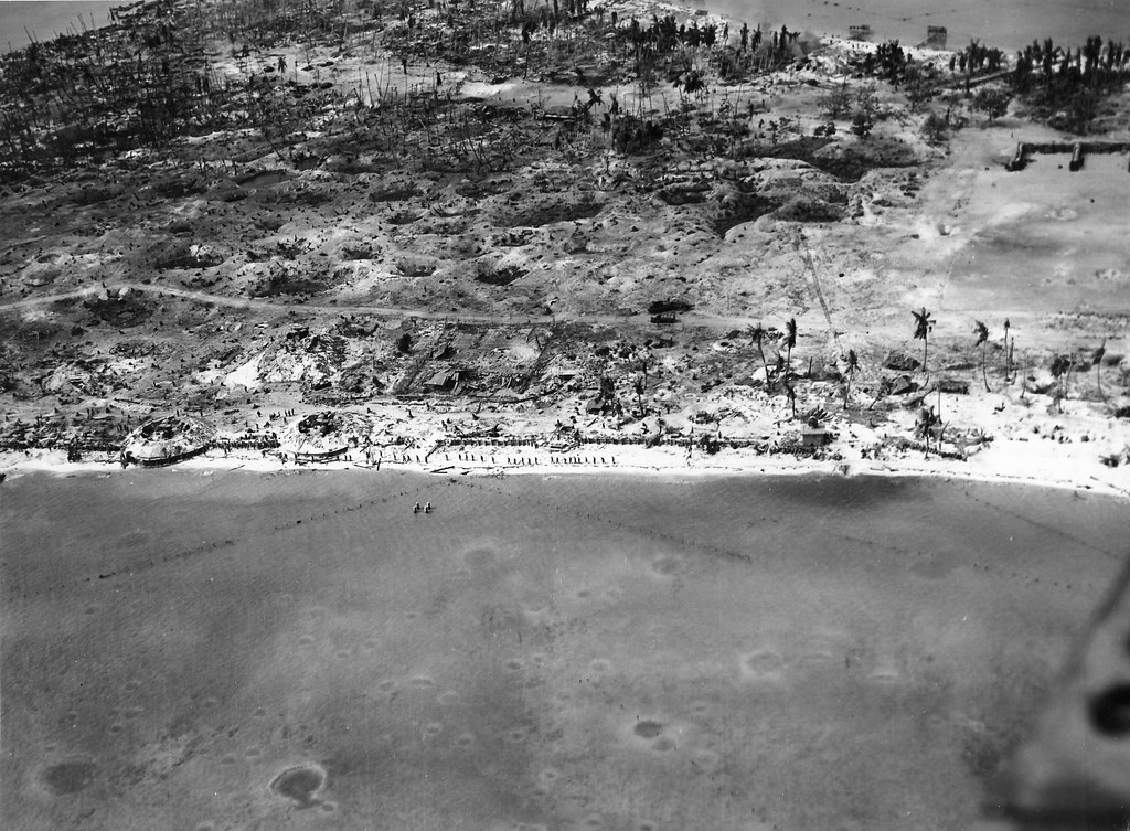 Tarawa aerial view24 Nov 1943