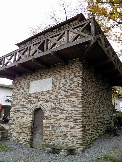 WP 2/1 - Reconstructed watchtower 2/1 near Bad Ems, the first and oldest tower constructed at the Limes