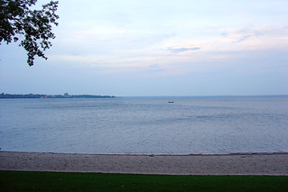 Lake Bemidji after sunset, 19 Sept 2004